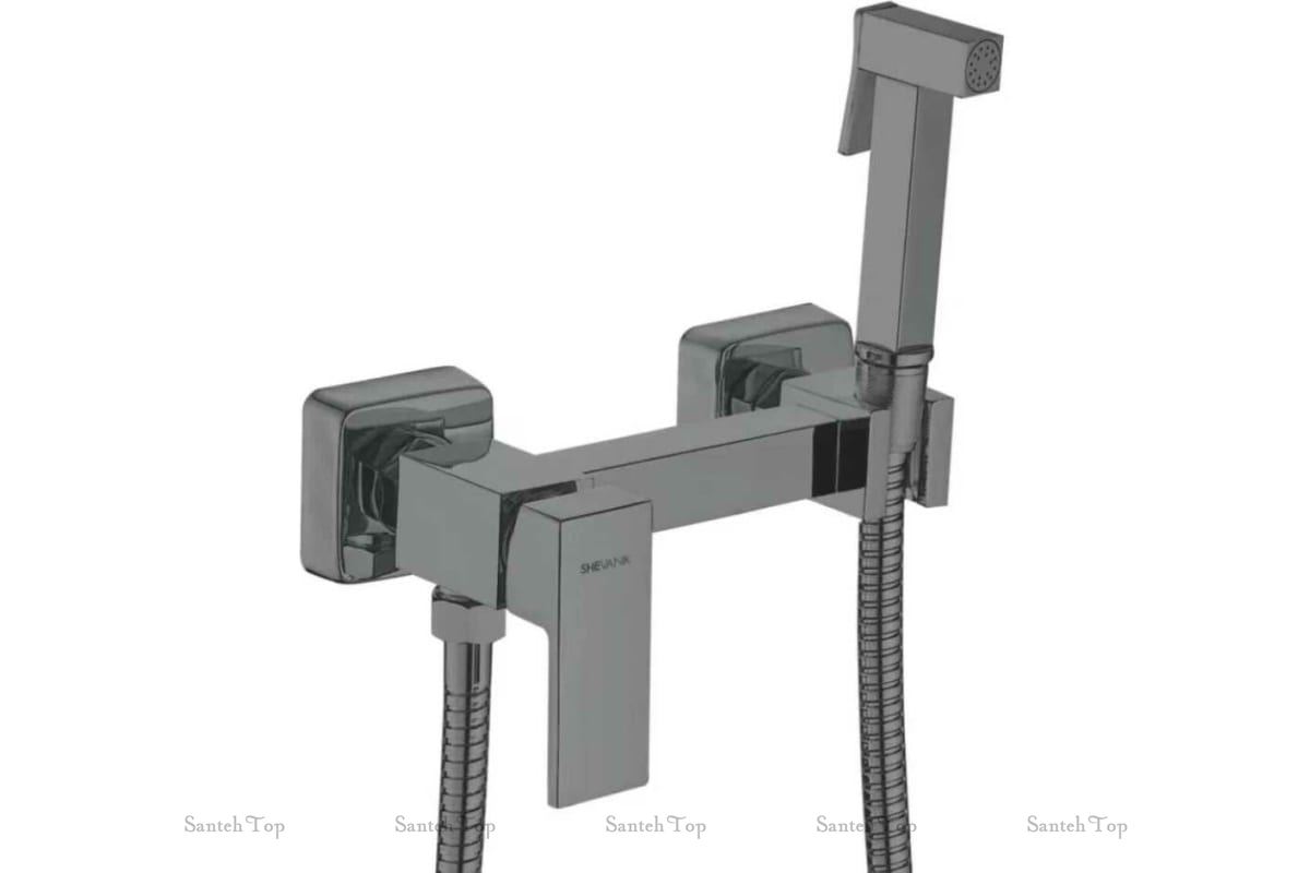 Гигиенический душ Shevanik S137T со смесителем, графит матовый в  интернет-магазине Santehtop. Скидки на сантехнику в корзине! Доставка по  всей России!